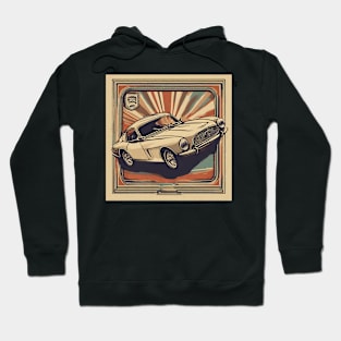 retro car vintage frame old money Hoodie